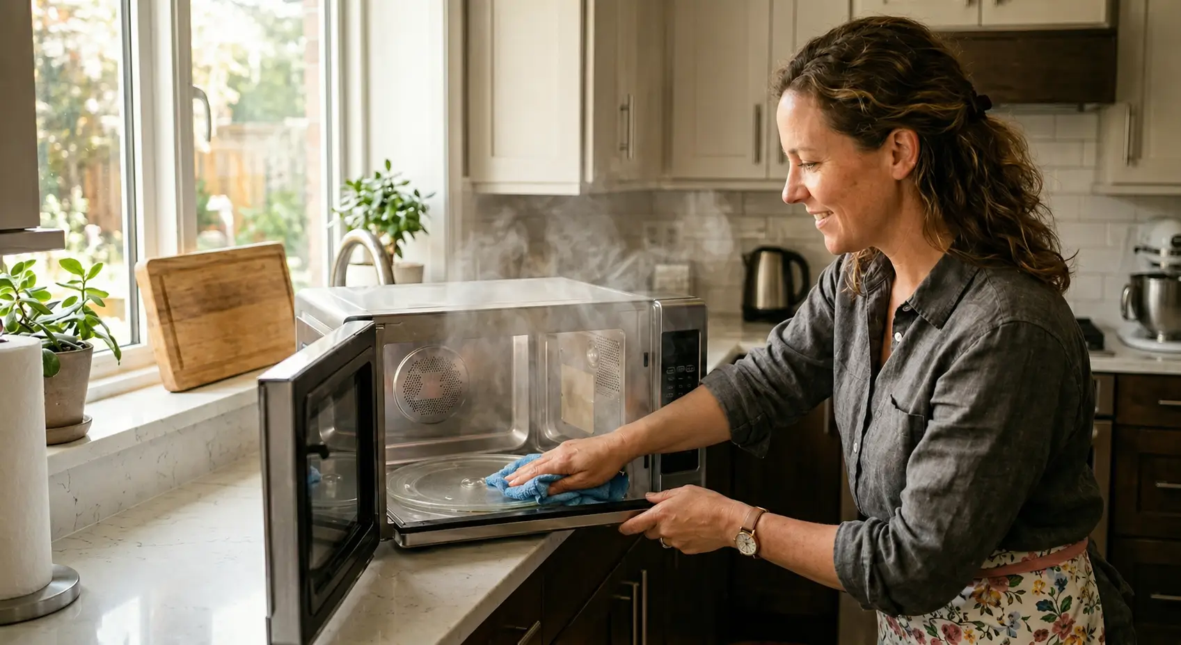 How to Clean Microwave Oven (1)